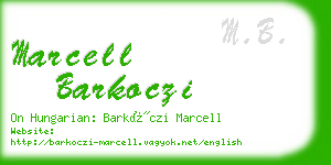 marcell barkoczi business card